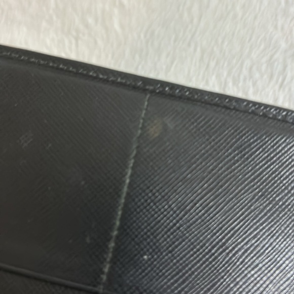 Prada black continental double snap wallet - Picture 6 of 7